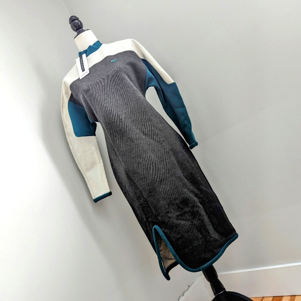 Lacoste Fashion Show Collection Dress. NWT. Size 38.